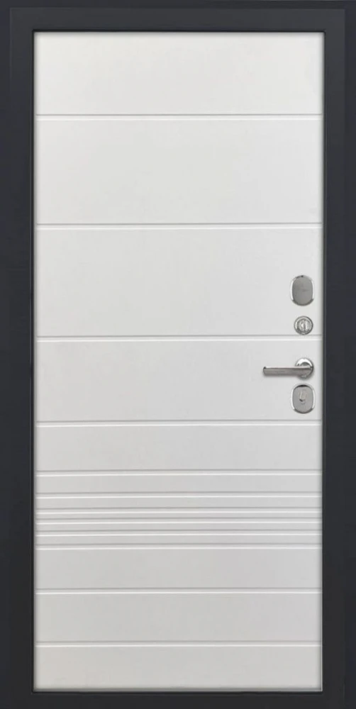 Входная дверь ДвериПРО Берген ФЛ-700 (10мм, Ясень белый) DPRO227696 внутренняя сторона